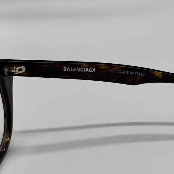 NEW BALENCIAGA BB0131O 005 CAT EYE DARK HAVANA WOMEN EYEGLASSES BALENCIAGA - Picture 8 of 10